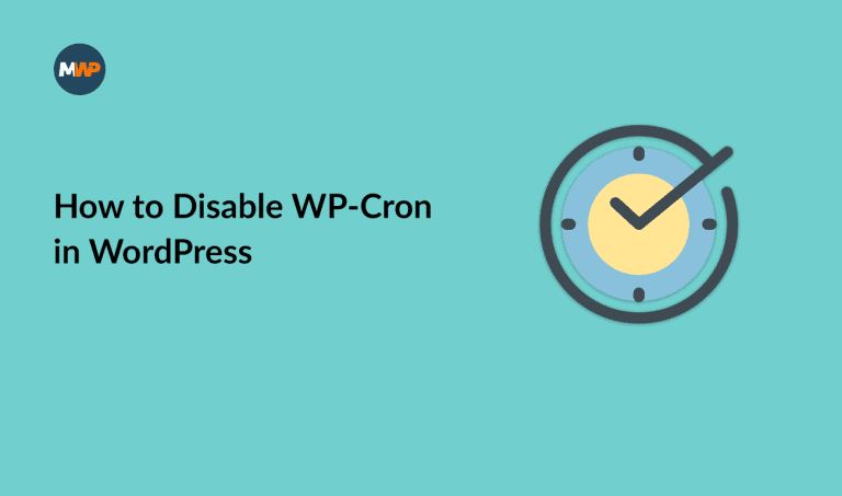 How to Disable wp-cron in WordPress